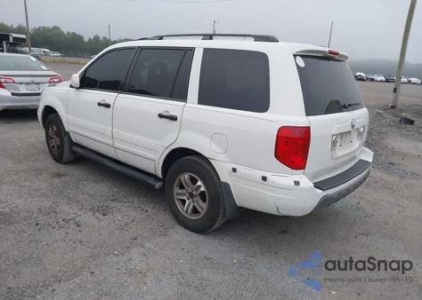 2004 Honda Pilot Ex-L из США, поврежденный, VIN 2HKYF18574H512001